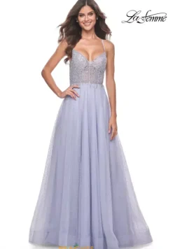 Ball Gowns|A Line^La Femme 32020