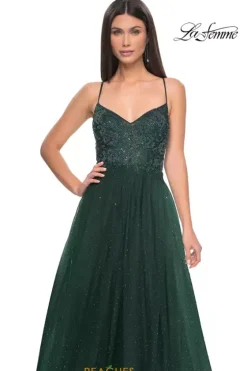 Ball Gowns|A Line^La Femme 32020