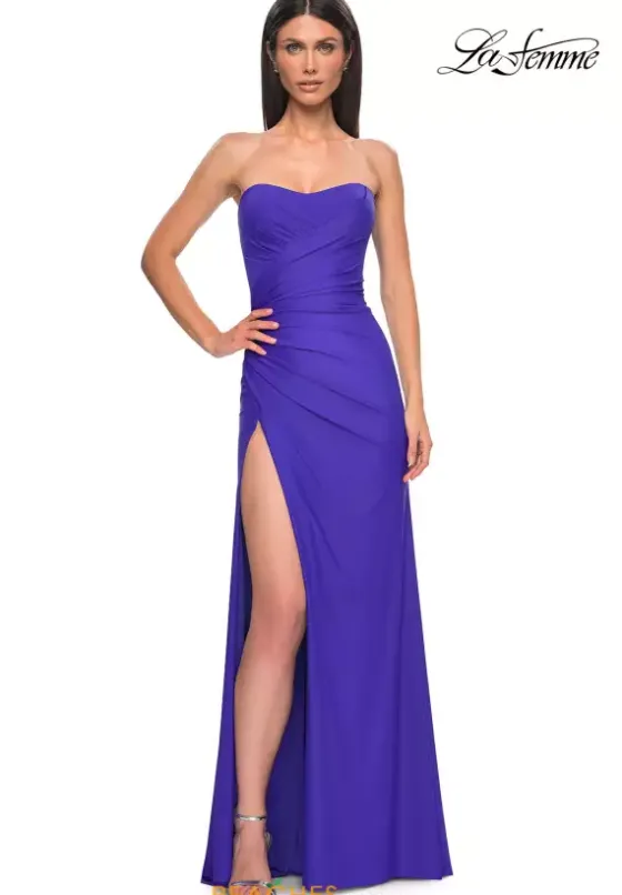 Fitted|Long Dresses^La Femme 33012