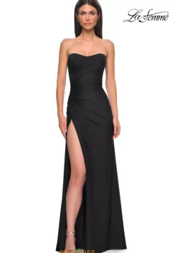 Fitted|Long Dresses^La Femme 33012