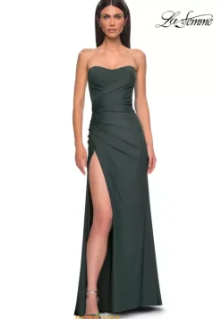 Fitted|Long Dresses^La Femme 33012