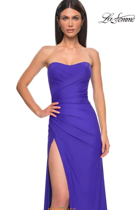 Fitted|Long Dresses^La Femme 33012