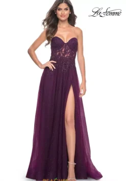 Long Dresses|Plus Sized Dresses^La Femme 32253