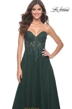 Long Dresses|Plus Sized Dresses^La Femme 32253