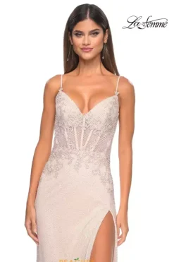 Fitted|Long Dresses^La Femme 32292