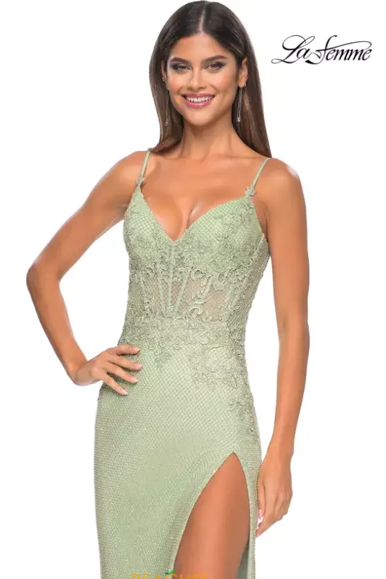 Fitted|Long Dresses^La Femme 32292