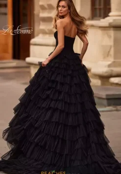 Long Dresses|Plus Sized Dresses^La Femme 33202