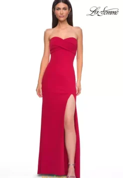 Fitted|Long Dresses^La Femme 32863