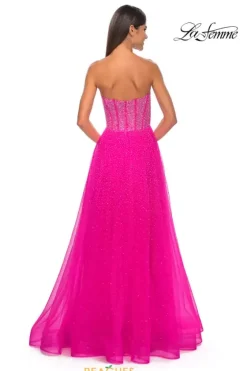 Long Dresses|Plus Sized Dresses^La Femme 32278