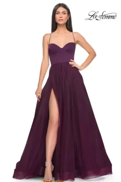 Ball Gowns|A Line^La Femme 32065