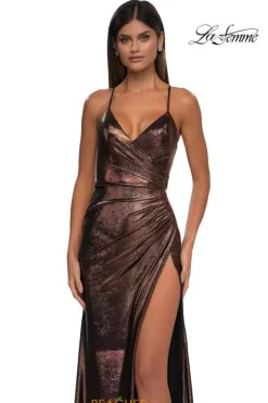 Fitted|Long Dresses^La Femme 32884