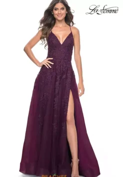 Ball Gowns|A Line^La Femme 32303