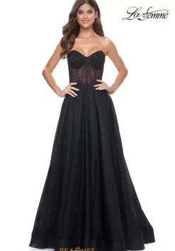 Ball Gowns|A Line^La Femme 32216