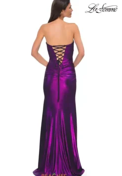Fitted|Long Dresses^La Femme 32987