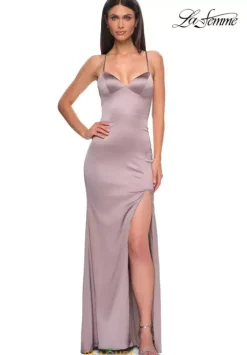 Fitted|Long Dresses^La Femme 33010