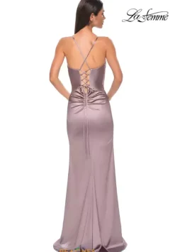 Fitted|Long Dresses^La Femme 33010