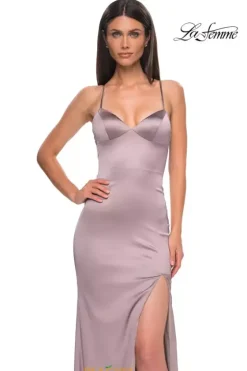 Fitted|Long Dresses^La Femme 33010