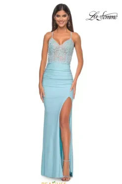 Fitted|Long Dresses^La Femme 32054