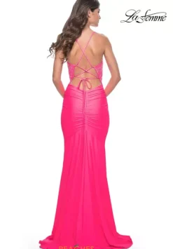 Fitted|Long Dresses^La Femme 32054