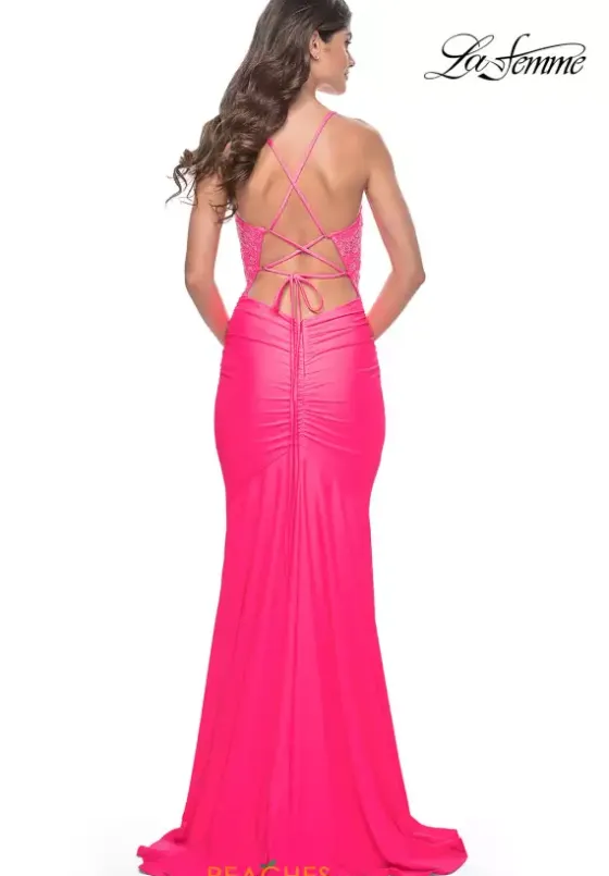 Fitted|Long Dresses^La Femme 32054