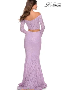 Long Sleeve Prom Dresses|Dresses With Sleeves^La Femme 28666