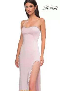 Fitted|Long Dresses^La Femme 32799