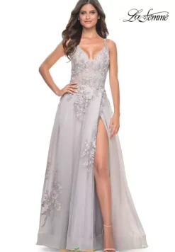 Long Dresses|Plus Sized Dresses^La Femme 31939