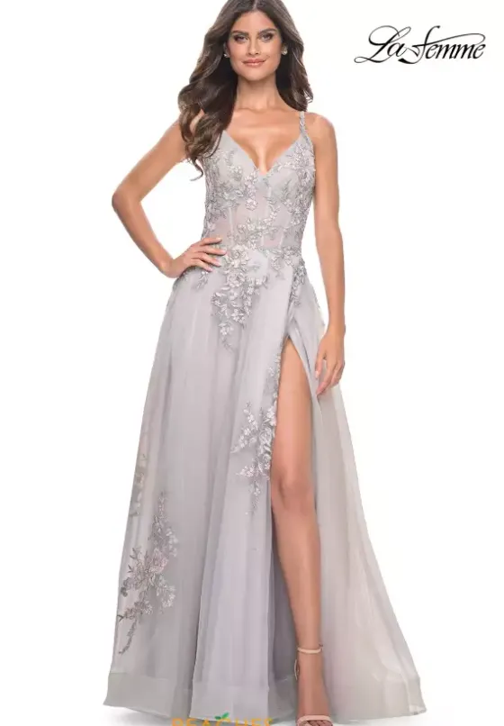 Long Dresses|Plus Sized Dresses^La Femme 31939