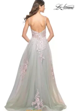 Long Dresses|Plus Sized Dresses^La Femme 31939