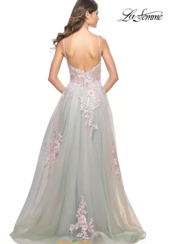 Long Dresses|Plus Sized Dresses^La Femme 31939