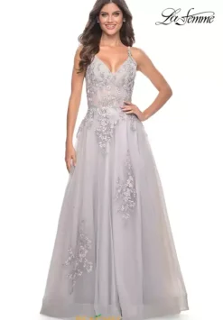 Long Dresses|Plus Sized Dresses^La Femme 31939