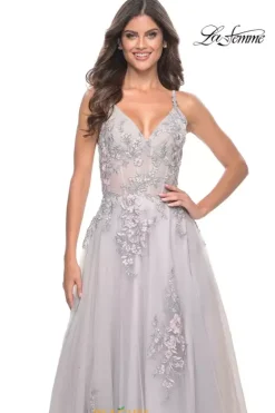 Long Dresses|Plus Sized Dresses^La Femme 31939