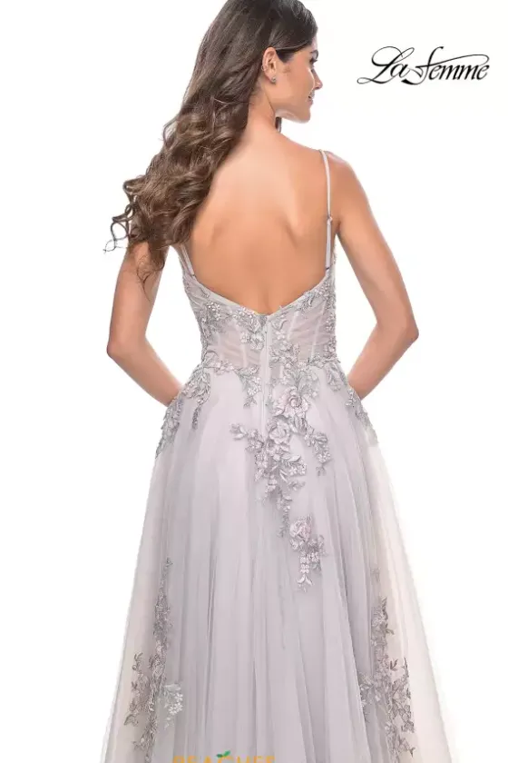 Long Dresses|Plus Sized Dresses^La Femme 31939