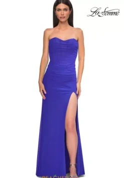Fitted|Long Dresses^La Femme 32990