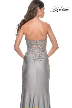 Wedding Guest|Military Ball^La Femme 32301 Silver