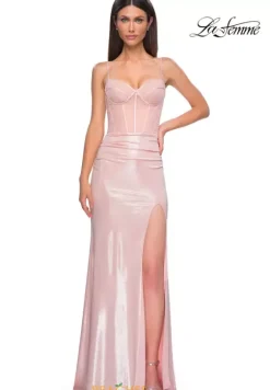 Fitted|Long Dresses^La Femme 32951