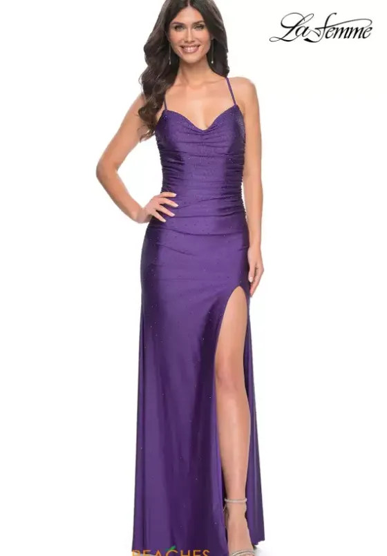 Fitted|Long Dresses^La Femme 32317
