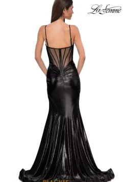 Fitted|Long Dresses^La Femme 32897