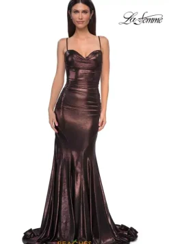 Fitted|Long Dresses^La Femme 32897