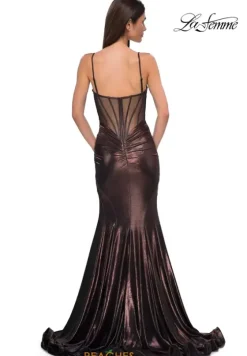 Fitted|Long Dresses^La Femme 32897