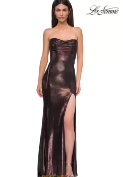 Fitted|Long Dresses^La Femme 32828