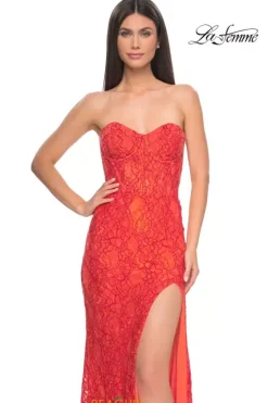 Fitted|Long Dresses^La Femme 32298