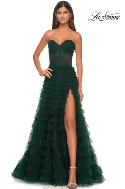 Long Dresses|Plus Sized Dresses^La Femme 32283