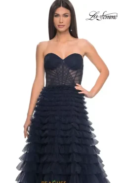 Long Dresses|Plus Sized Dresses^La Femme 32283