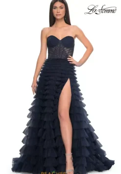 Long Dresses|Plus Sized Dresses^La Femme 32283