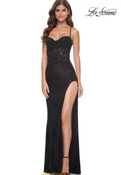 Fitted|Long Dresses^La Femme 32218