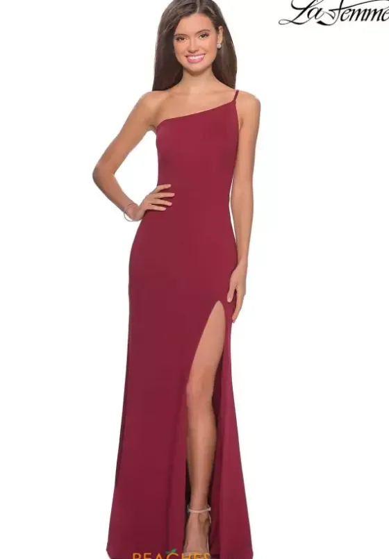 Long Homecoming Dresses|Fitted^La Femme 28176
