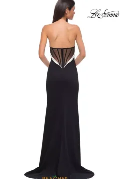 Wedding Guest|Military Ball^La Femme 32808 Black