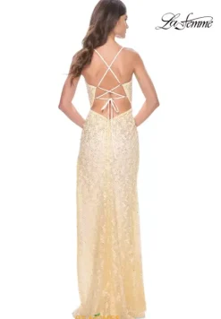 Fitted|Long Dresses^La Femme 31993