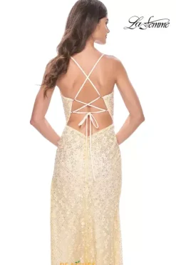 Fitted|Long Dresses^La Femme 31993